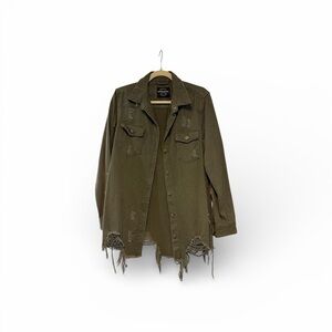 American Bazi Olive Utility Jacket